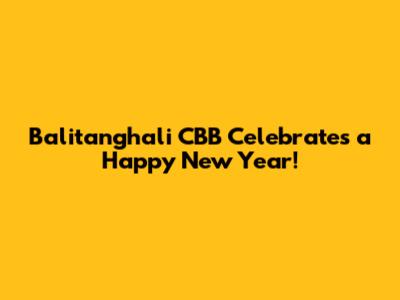 Balitanghali CBB Celebrates a Happy New Year!