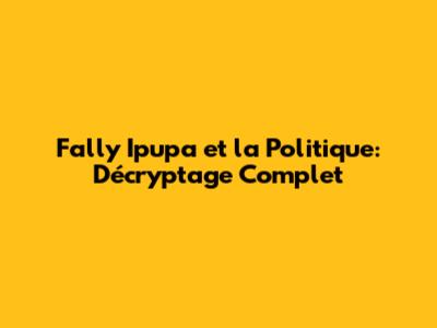Fally Ipupa et la Politique: Décryptage Complet